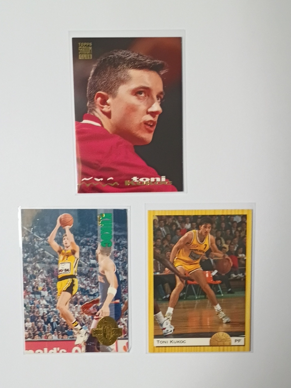 Toni Kukoc Basketball Trading Card - Red